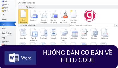 Hướng dẫn cơ bản về Field Code trong Microsoft Word